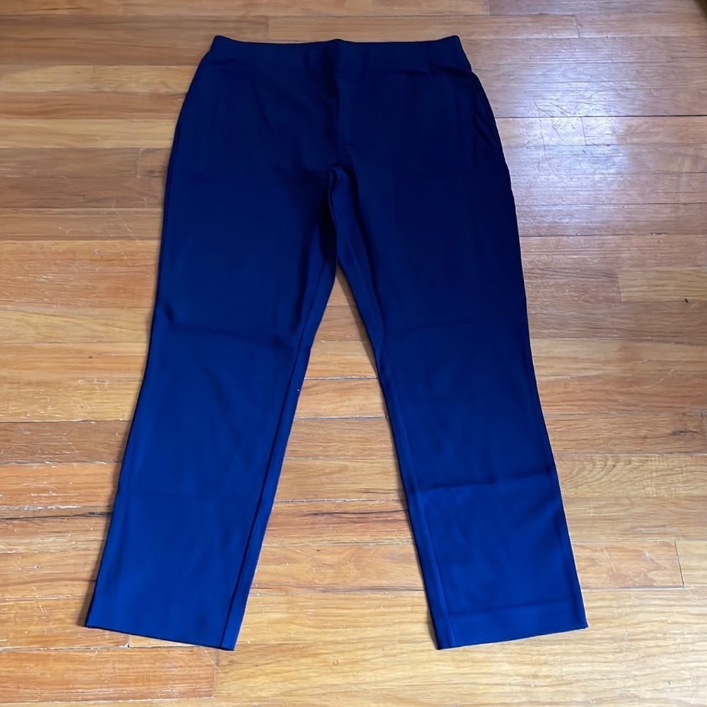 M‎ Susan Graver Knit Pull On Ankle Pants G04 6277